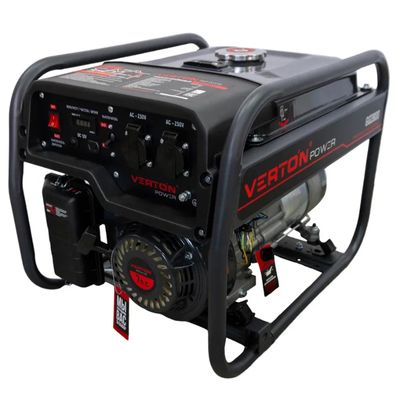 Генератор бензиновый VERTON POWER GG3900 (2,8/3,2 кВт, 230В, 7л.с., ручной старт, 12В, бак 12л