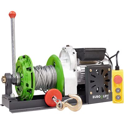 Лебедка EURO-LIFT KCD-M 500кг, 30м, 220 В 12 м/мин