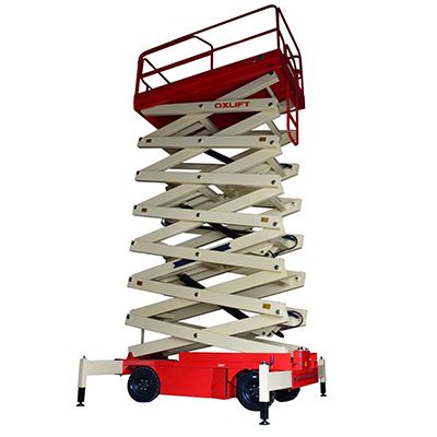 Самоходный ножничный подъемник OXLIFT QX-030-075 7500 мм 300 кг (от сети)  