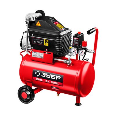 Компрессор воздушный ЗУБР КП-200-24