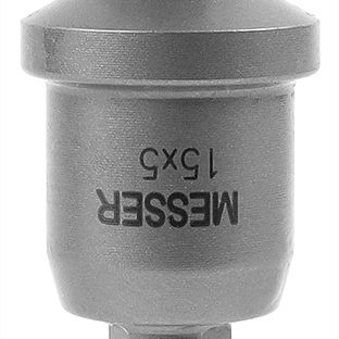 Твердосплавная коронка MESSER 15x5 мм (с центр. сверлом и пружиной) - фото 1