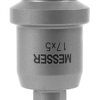 Твердосплавная коронка MESSER 17x5 мм (с центр. сверлом и пружиной) - фото 1