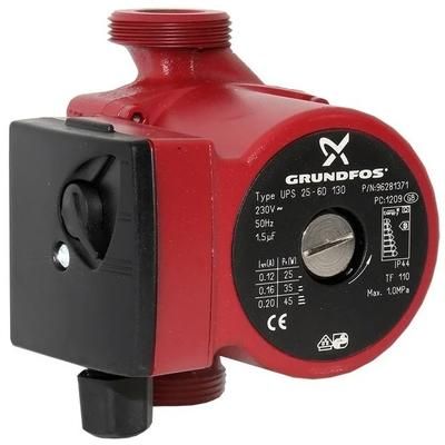 Циркуляционный насос Grundfos UPS25-60 130 1x230V 50Hz 9H - фото 1