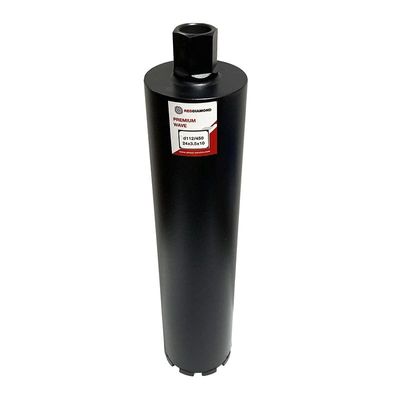 Алмазная коронка RedDiamond Premium Wave d122/450/24х3,5х10/10, 1 1/4