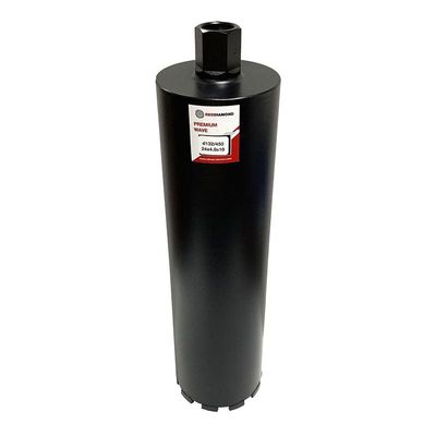 Алмазная коронка RedDiamond Premium Wave d152/450/24х4,0х10/12, 1 1/4