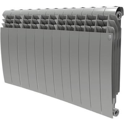 Биметаллический радиатор Royal Thermo BiLiner 500 Silver Satin 12 секц. - фото 1