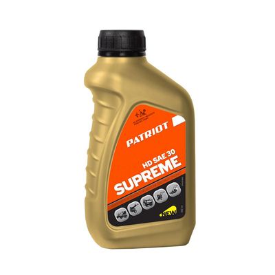 Масло 4-х тактное минеральное PATRIOT Supreme HD SAE 30 4T, 0,592л - фото 1