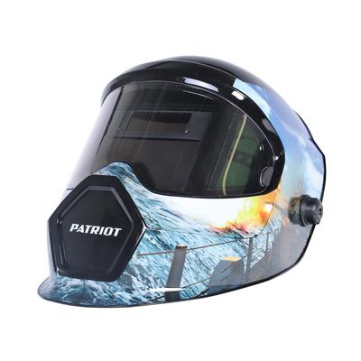 Сварочная маска Хамелеон PATRIOT WH 600E, DIN 9-13, 110х60мм, защитная маска для сварки - фото 1