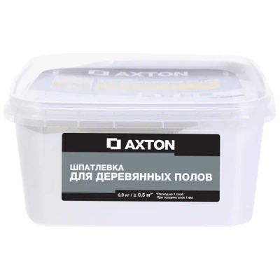 Шпатлёвка Axton для деревянных полов 0.9 кг цвет белый - фото 1
