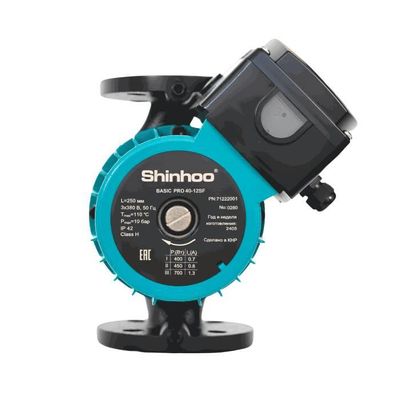 Насос циркул BASIC PRO 40-14SF PN10 400В в/к Shinhoo 71242009 - фото 1