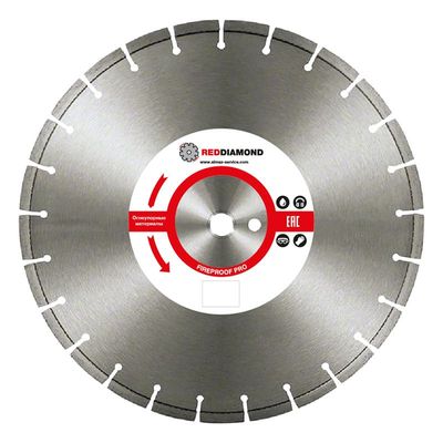 Диск по огнеупорам RedDiamond Fireproof Pro d0400/40x3,2x10/24 25,4 2114003 1