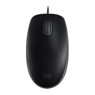 910-005502 Мышь Logitech M110 Silent Black [бесшумная, оптическая, 1000dpi, USB, 1.8м] - фото 1