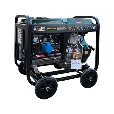 Генератор дизельный STEM Techno S5500DE (5,5кВ,электростартер, дисплей, подогрев) - фото 1