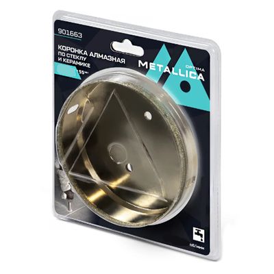 Алмазная коронка METALLICA Optima 110x55 мм #80 в блистере