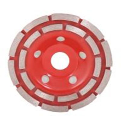 Чашка алмазная GermaFlex двойной сегмент ф180х22 (камень, бетон)