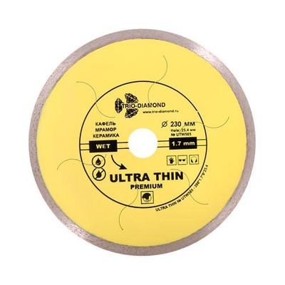 Диск алмазный Trio Diamond Solid Wet Ultra Thin 200 мм (керамика, керамогранит)