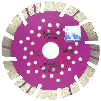 Отрезной алмазный дискTrio Diamond Tractor 125х12х22.23 мм