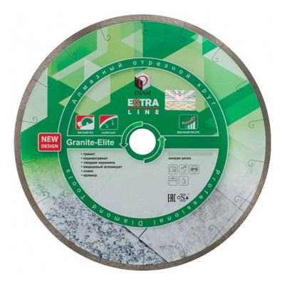 Алмазный круг DIAM 1A1R GRANITE-ELITE 230x1,6x10x25,4 (Гранит)