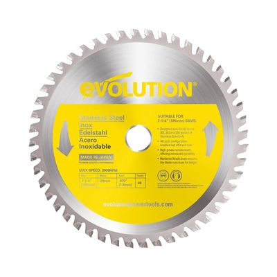 Диск пильный по нержавеющей стали Evolution 185х20х1,8х48 мм S185TCT-48CS