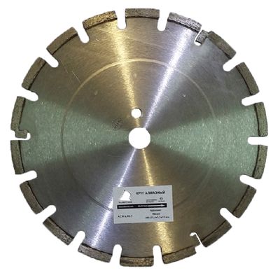 Алмазный круг НИБОРИТ Асфальт d 300×25,4 LP