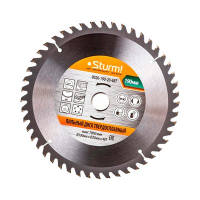 Диск пильный Sturm 9020-190-20-48T