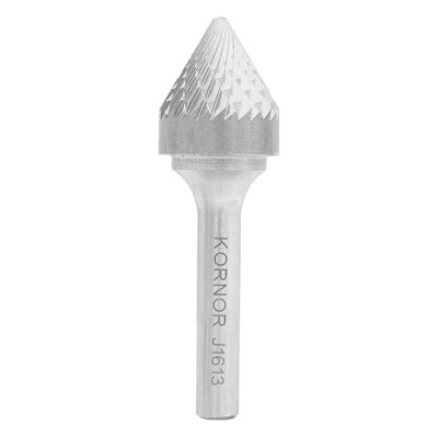 Борфреза коническая KORNOR 60° J0605BM06 насечка двойная 