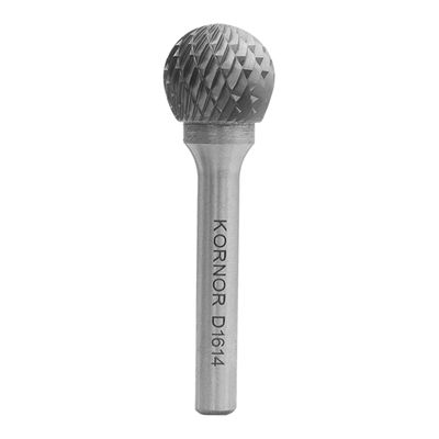Борфреза сферическая KORNOR D1614BM06 насечка двойная