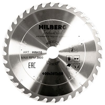 Пильный диск 400 мм Hilberg Industrial