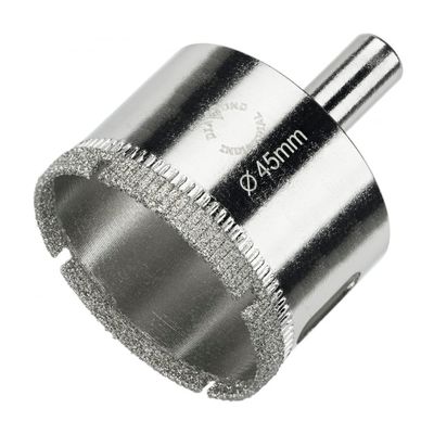 Алмазная коронка Diamond Industrial 45 мм по керамике, плитке и стеклу - фото 1