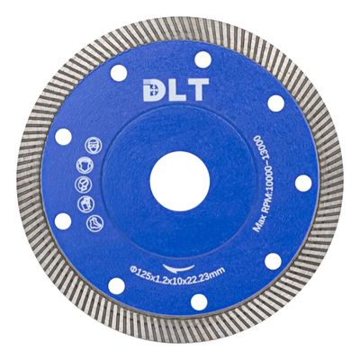 Диск алмазный DLT №19 Super Thin Turbo 125 мм - фото 1