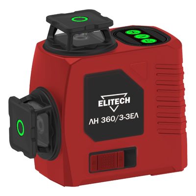 Нивелир лазерный Elitech ЛН 360-3-ЗЕЛ - фото 1