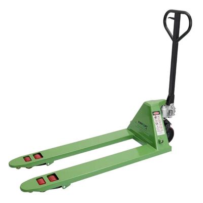 Тележка гидравлическая EURO-LIFT JD01 (г/п 2.0тн, L=1150мм, B=550мм) П/У колеса - фото 1