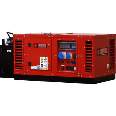 Бензиновый генератор в шумозащитном кожухе EUROPOWER EPS 12000 E 12 кВт