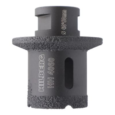Коронка-фреза алмазная Hilberg Super Hard 4T, М14 40/60х40 мм - фото 1