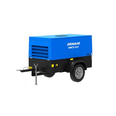 Передвижной винтовой компрессор Denair DACY-5/7