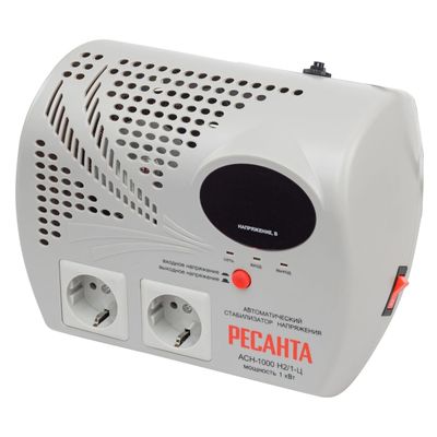 Однофазный стабилизатор Ресанта АСН-1000 Н2/1-Ц