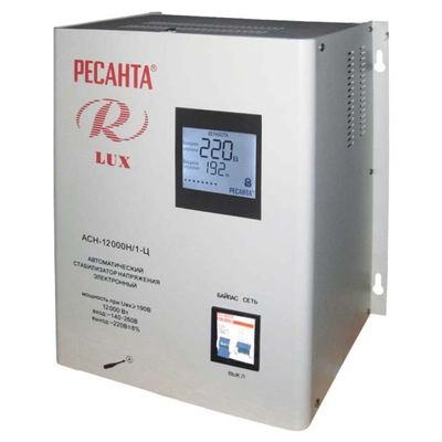 Стабилизатор напряжения Ресанта АСН-12000 Н/1-Ц Lux