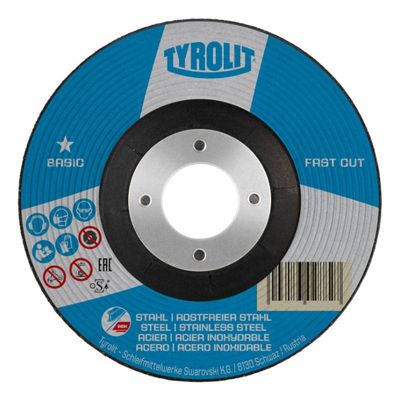 Диск обдирочный 27C Tyrolit 2 в 1 A30Q-BF Fastcut 178x6x22,23 мм - фото 1