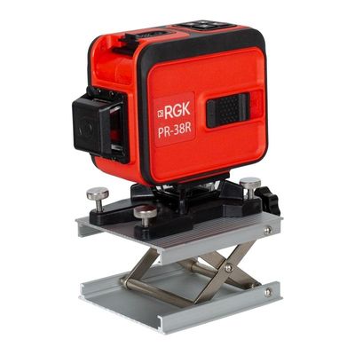 Комплект лазерный уровень RGK PR-38R + штанга-упор RGK CG-2 - фото 1