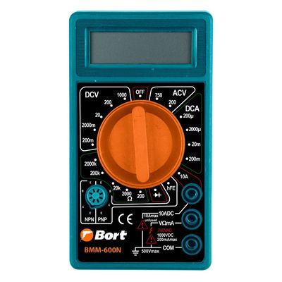 Мультитестер BORT BMM-600N 0-1000 В