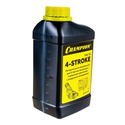 Минеральное масло для 4-тактных двигателей CHAMPION SAE 30 API SL/CF 1л