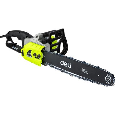Пила электрическая цепная DELI DL-LJ405-E1 (1600Вт, шина 40, 5см, шаг цепи 0,375, 10 м/с) 103029 - фото 1