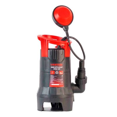 Дренажный насос для грязной воды Verton AQUA DP400/35PE(400Вт,Hmax-5м,135 л/мин,d.ч 35,пластик.корпу