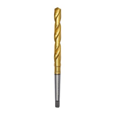 Сверло по металлу ПрофОснастка Эксперт №2071 d 12 мм Конус Морзе1 HSS M2 TIN (6542)/118° dIN 345 Общий вид