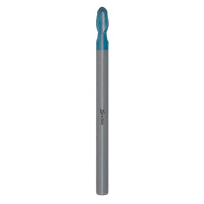 Сферическая концевая фреза RODMIX HRC 65 Nano Blue 4 мм 8 мм 75 мм 2 зуба
