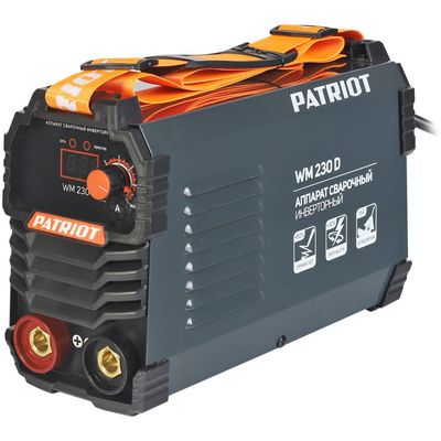 Cварочный аппарат инверторный PATRIOT WM230DVC MMA + подарок Маска PATRIOT 300D