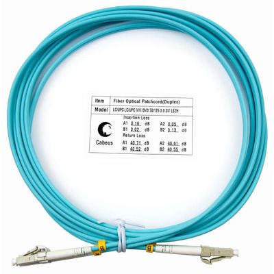 Патч-корд оптический Cabeus LC-LC Multi Mode (3м)