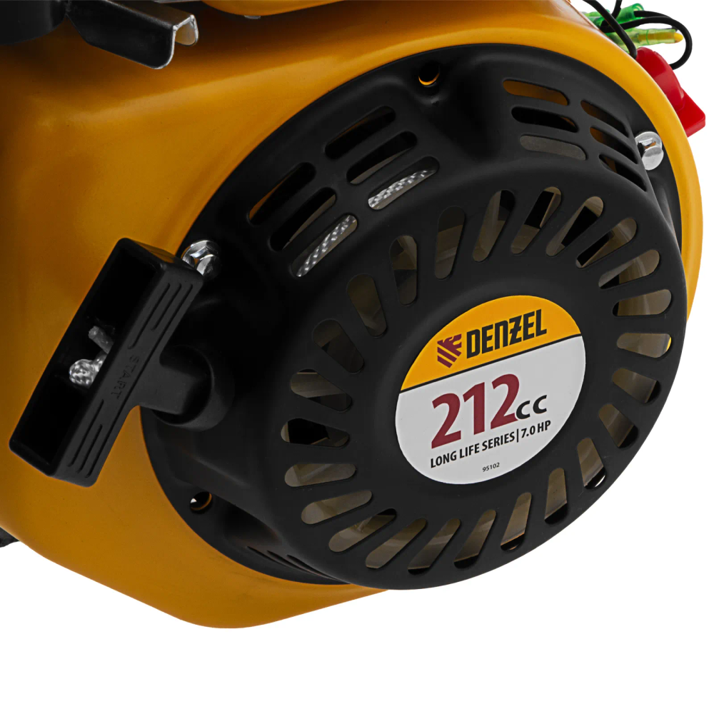 Двигатель бензиновый Denzel RX-17S, 7 л.с., 212 см3, горизонтальный вал шлиц 25 мм - фото 10