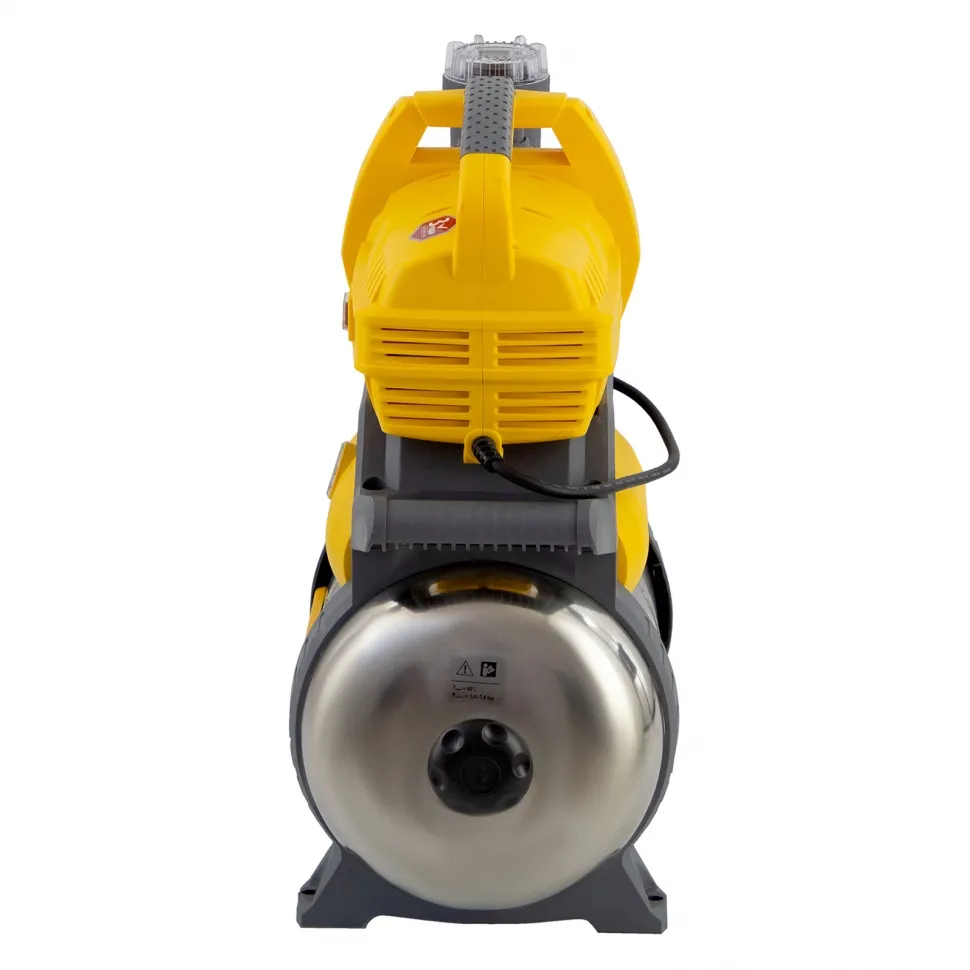 Насосная станция Denzel PSХ950X, Х-Pro, 950 Вт, 3300 л/ч, ресивер 24 л, подъем 38 м, нержавейка - фото 4
