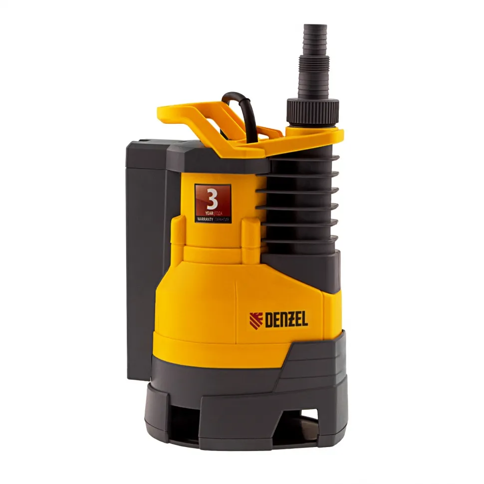 Дренажный насос Denzel DPХ950, Х-Pro, 950 Вт, подъем 8.5 м, 15500 л/ч - фото 4